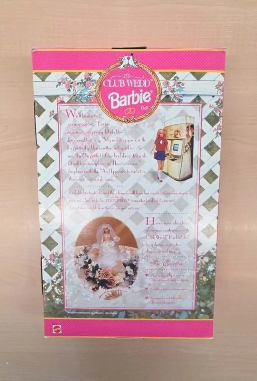 Mattel Special Edition 1997 Club Wedd Barbie Doll Blonde #19717 NRFB